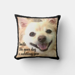 Oreiller jeté Souri comme si votre chien vous rega
