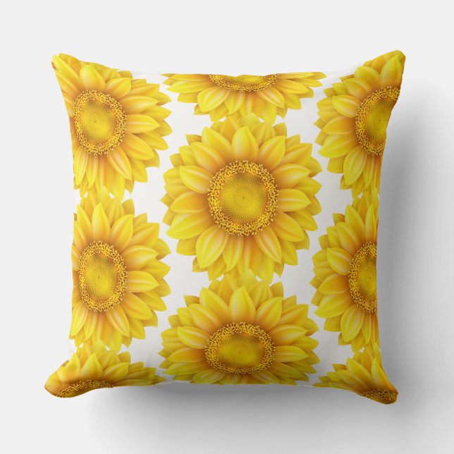 Oreiller jeté Tournesol (Recto)