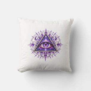 Oreiller jeté Violet Lunar Eye