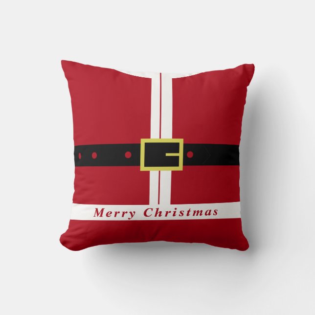 Oreiller Jeu de Noël Drôle Santa Claus Design (Recto)