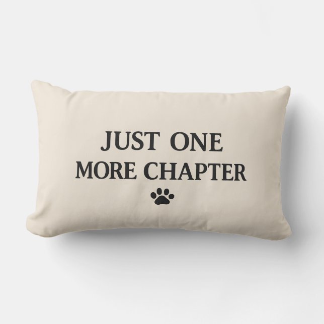 Oreiller Just One More Chapter (Recto)