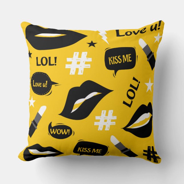 Oreiller Kiss Me (Recto)