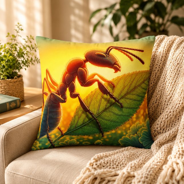 Oreiller Les Fourmis au Pays des Merveilles (Ants in Wonderland Pillow)
