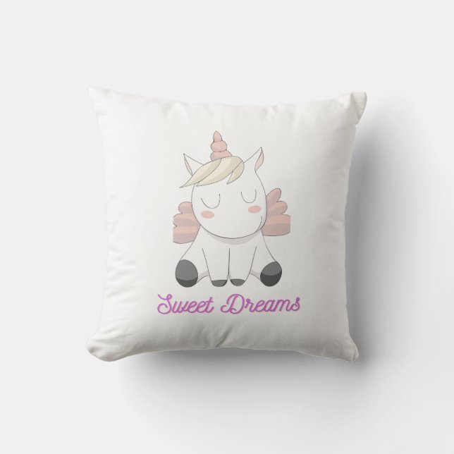Oreiller Licorne Sweet Dreams (Recto)