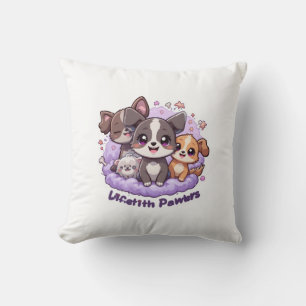 Oreiller Lifetith Pawers – Jetable de mignon chiot