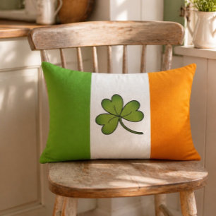 Oreiller Lombaire Drapeau Irlande Shamrock