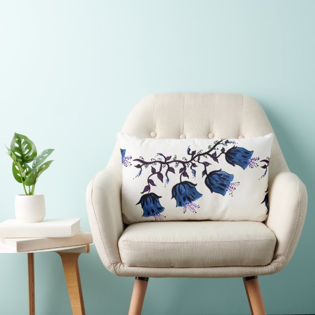 Oreiller Lombaire Fleur de Vigne Cloches de Canter (Chaise)