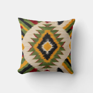 Oreiller Lombaire Luxueux Kilim Vert pour Toute Pi