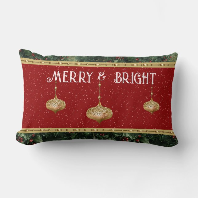 Oreiller lombaire Merry & Bright (Recto)