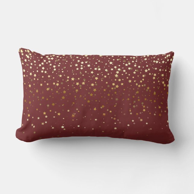 Oreiller Lombaire Petites Étoiles Dorées Intérieur (Recto)