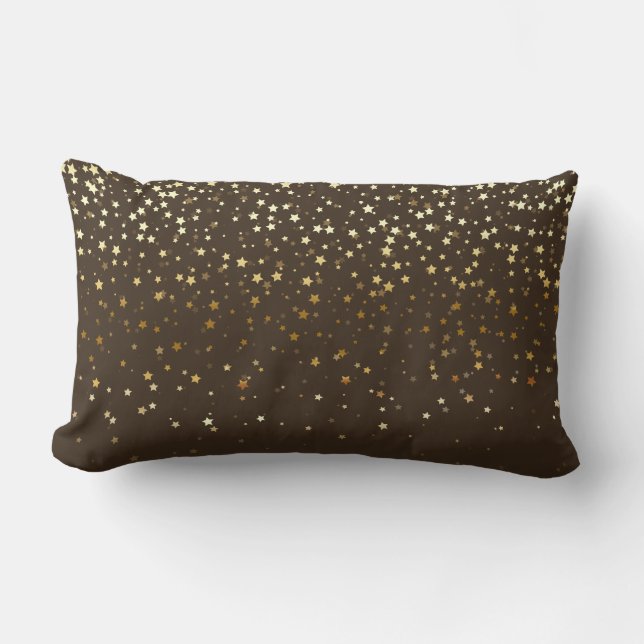 Oreiller Lombaire Petites Étoiles Dorées Intérieur (Recto)