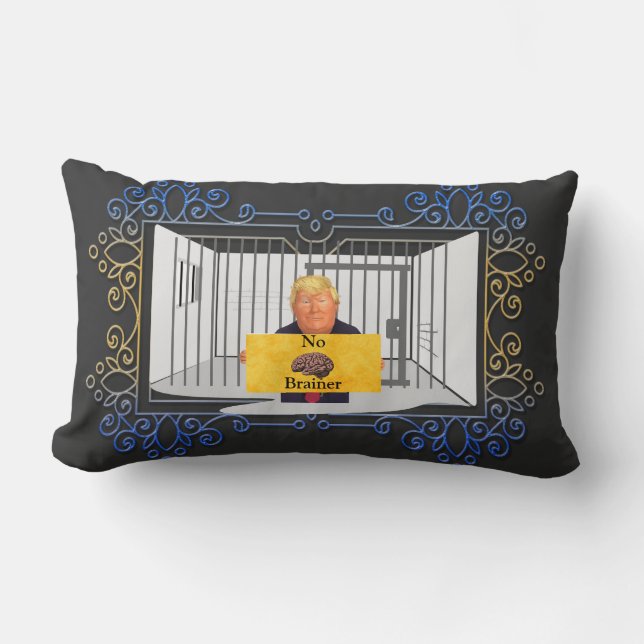 Oreiller Lombaire Trump Sans Cerveau (Recto)