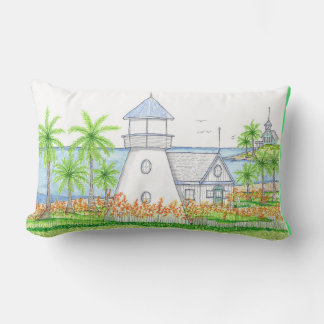 Oreiller Lombaire Vert de Phare Tropical