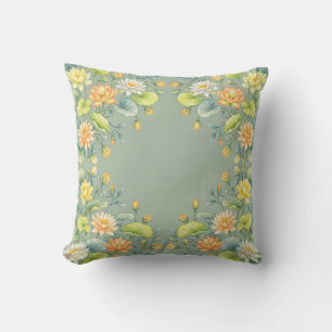 Oreiller Lotus Floral Citrus Burst