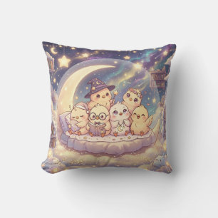 Oreiller Magique Amis Poussins Lune