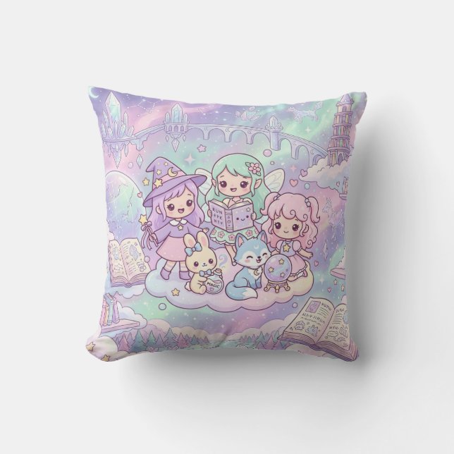 Oreiller Magique Pastel pour Amis (Recto)