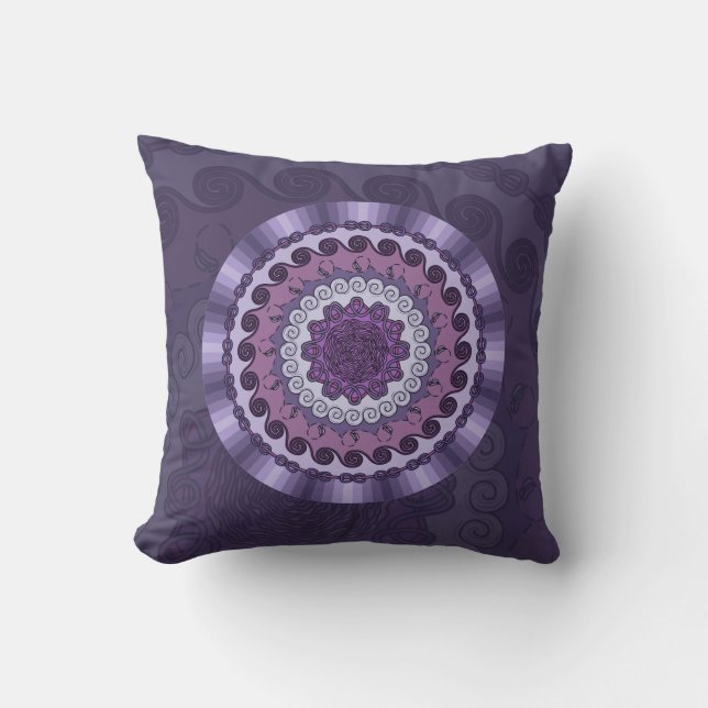 Oreiller Mandala Vent (Recto)