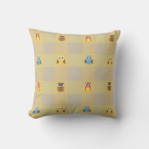 Oreiller Mignons Petits Hiboux Pour Enfants