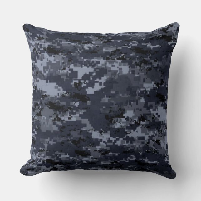 Oreiller militaire camouflage bleu des États-Unis (Recto)