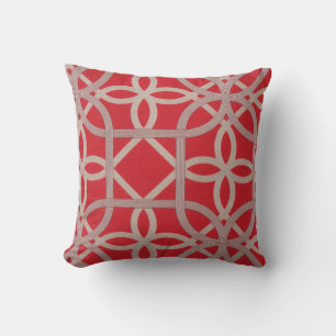 Oreiller moderne design rouge