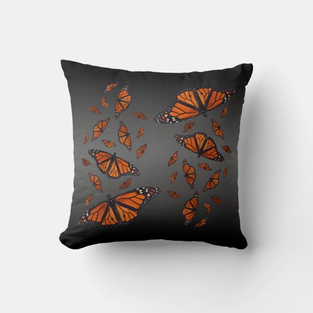 Oreiller Monarch Medley (Gris/Noir) (Recto)