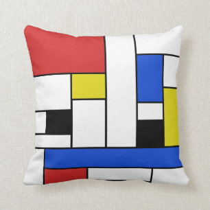 Oreiller Mondrian Lines