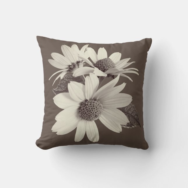 Oreiller Moody Brown Daisy (Recto)