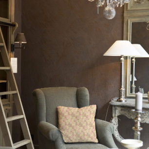 oreiller motif Abstrait gris beige