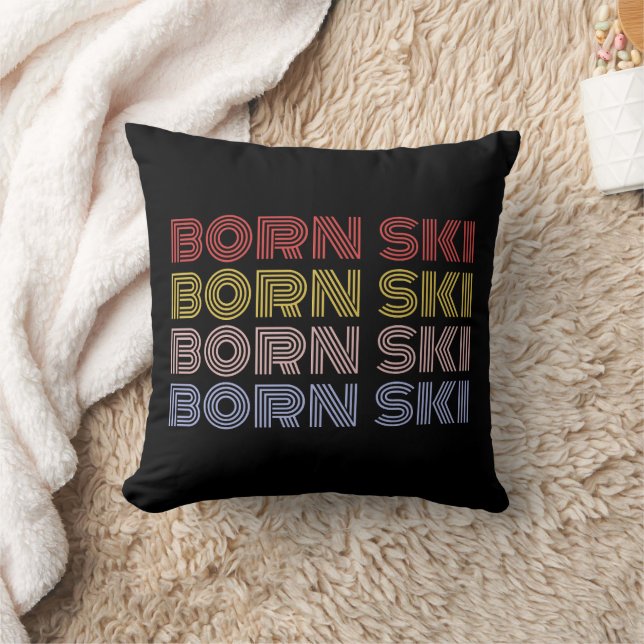OREILLER NÉ POUR LES AMOUREUX DU SKI (Couverture)
