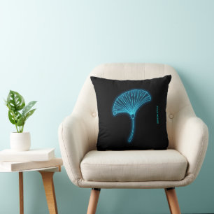Oreiller néon Ginkgo Cyber Zen - Année d'Est. pers