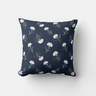 Oreiller pastel à motif floral sans couture