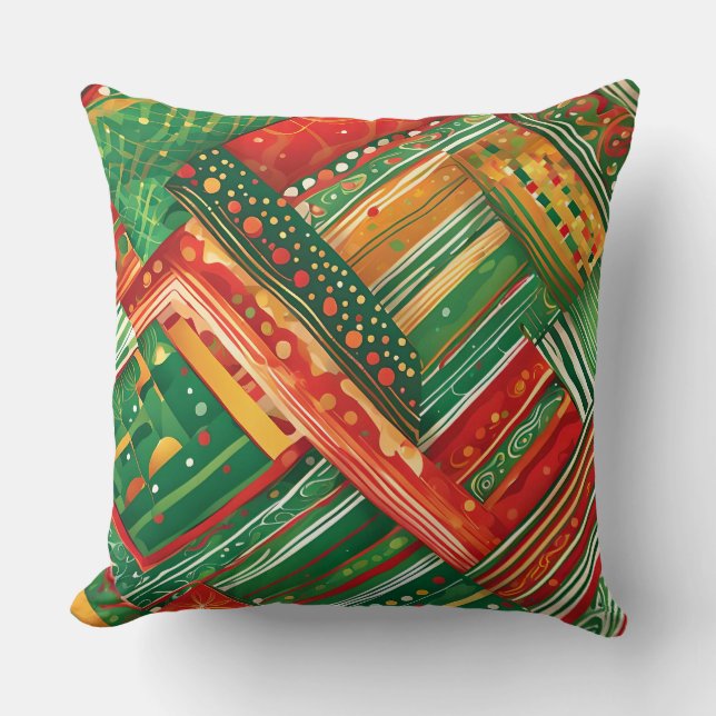 oreiller patchwork fiesta (Recto)