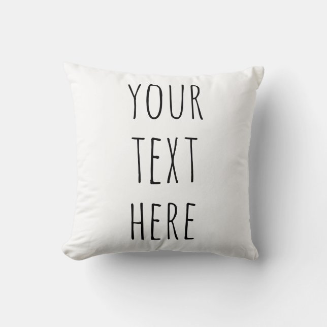 Oreiller personnalisé avec texte Rae Dunn | Cadeau (Recto)