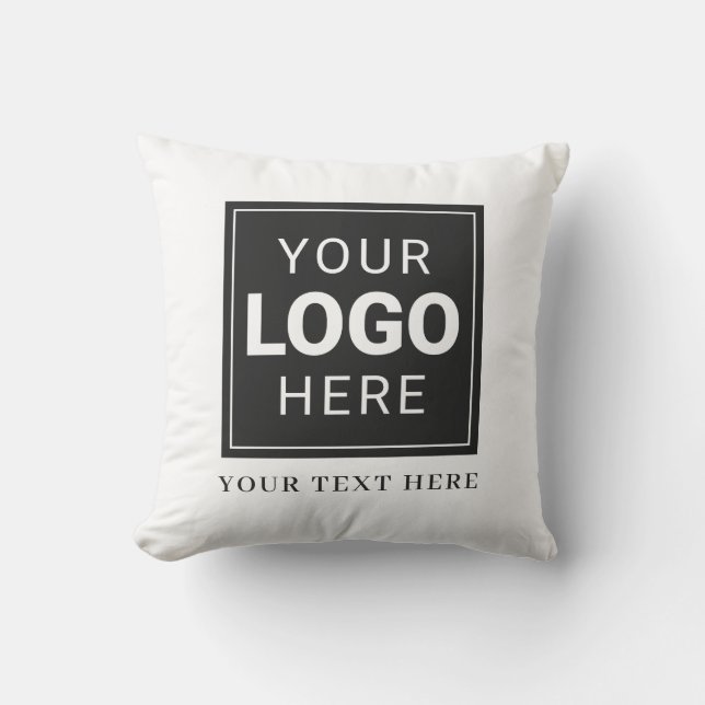 Oreiller personnalisé avec votre logo (Recto)