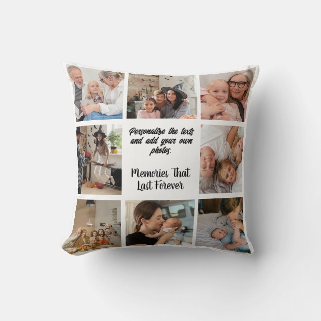 Oreiller personnalisé : Cadeau de décoration intér (Recto)