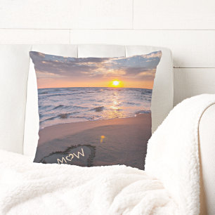 Oreiller personnalisé Couple Couché de soleil sur 