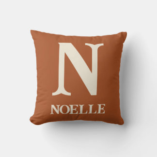 Oreiller personnalisé de nurserie Boho Safari avec