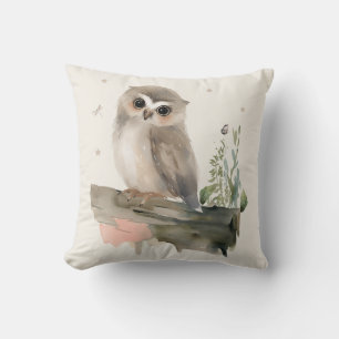 Oreiller personnalisé en forme de hibou