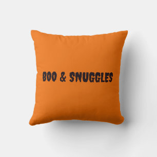 Oreiller personnalisé Halloween Citrouille Chauve-