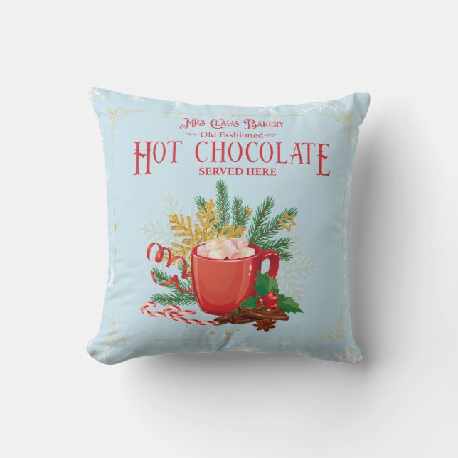 Oreiller personnalisé Joyeux Noël – Décoration de  (Recto)