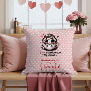Oreiller personnalisé mignon de nourriture de dess