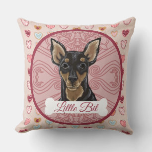 Oreiller personnalisé Pinscher nain