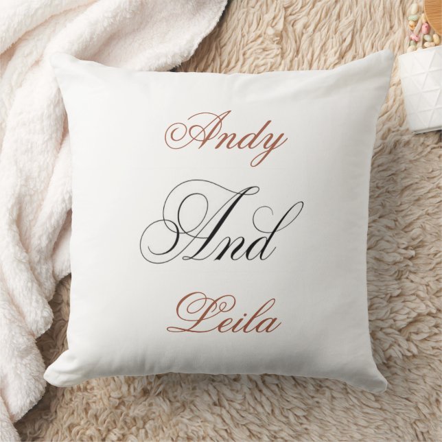 Oreiller personnalisé pour couple (Couverture)