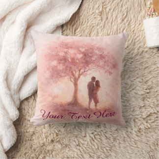 Oreiller personnalisé pour couple romantique