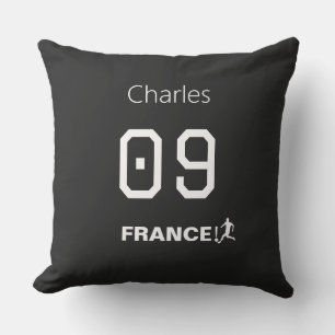 Oreiller personnalisé pour fan de football France