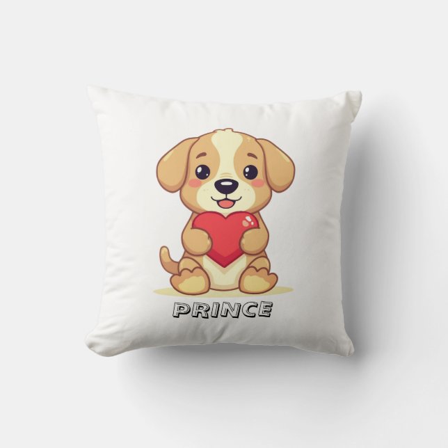 Oreiller personnalisé pour la Saint-Valentin avec  (Recto)