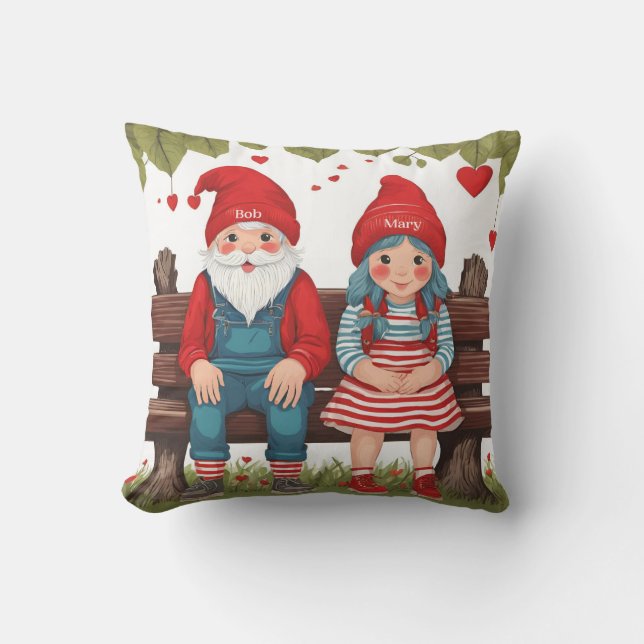Oreiller personnalisé pour la Saint-Valentin pour  (Recto)