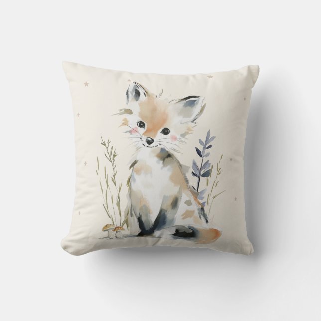 Oreiller personnalisé renard (Recto)