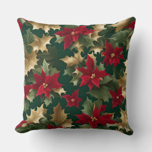 oreiller poinsettias à gogo