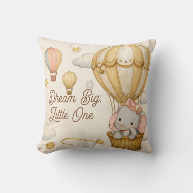 oreiller pour baby shower | décoration de la nurse (Recto)